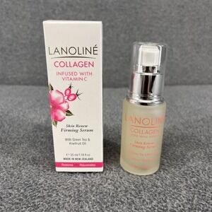 Lanoline Collagen Vitamin C Skin Renew Serum Firming Green Tee Kiwi oil 1.18 oz